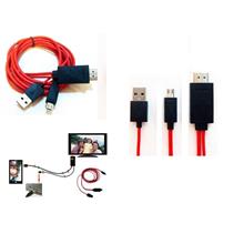 android Phone to HD TV 2M micro usb MHL to HDMI cable FHD 1080p