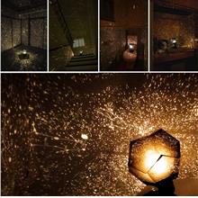 Home Decor Romantic Astro Star Sky Projection Cosmos Night Light Lamp