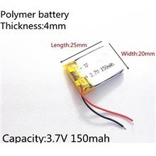 3.7v 150mAH Lipo Battery Lithium Polymer for Mini RC Quadcopter Drone Toy