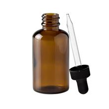 Bottle Round Glass Amber 30ml with Dropper