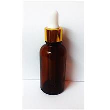 Amber Glass Dropper Empty Bottle, DIY Oil Blend (30ml)
