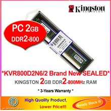KINGSTON 2GB DDR2-800 DESKTOP PC RAM Memory (KVR800D2N6)