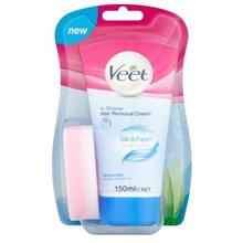 Veet In Shower Hair Removal Cream for Dry Sensitive Skin 150g