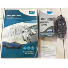 BENDIX METAL KING TITANIUM BRAKE PAD for NISSAN GRAND LIVINA, ALMERA