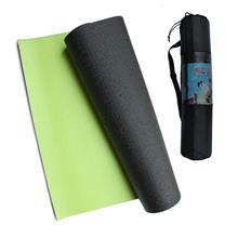 RCL YGM526 2-Color Yoga Mat (6mm) (Black &amp; Green) (with Bag)