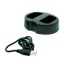Viloso Dual Battery Charger with USB Cable for Canon LP-E6