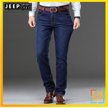 JEEP SPIRIT Jeans Men Straight Cut Seluar Jeans Lelaki Slim Fit Celana
