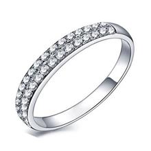 Elfi 925 Genuine Silver Engagement Ring P34 - The Eternal Beauty