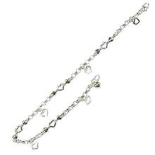 Heart Sterling Silver Anklet - CFS1165S_1