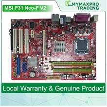 MSI P31 Neo-F V2 ATX Motherboard 775 DDR2 MS-7392 (USED)