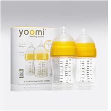 Yoomi 8oz feeding bottle - TWIN PACK