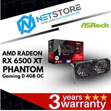 ASROCK AMD RADEON RX 6500 XT PHANTOM GAMING D 4GB OC 90-GA3DZZ-00UANF