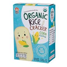 Apple Monkey Organic Rice Cracker with DHA Omega 3 (30gm) - Sweet Corn