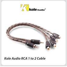 Kole Audio RCA Cable 1 To 2 (2M1F)-AV-KA-RCA12