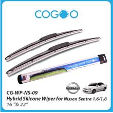 Cogoo Hybrid Silicone Wiper For Nissan Sentra 1.6/1.8 16' &amp; 22'