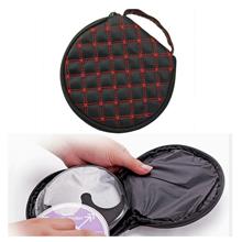 1PC CD/DVD Case Wallet Storage Holder Bag Black with red line