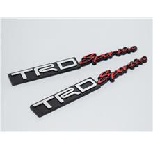 [Buy1Free1] Trd Sportivo Shinny Sport Black Badge Emblem Logo Fender 2