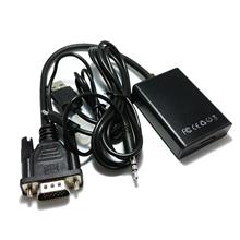 VGA Male to HDMI Female Converter Adapter Cable 1080p + Audio