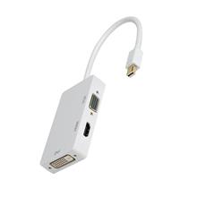 MacBook 3in1 Mini DP DisplayPort To HDMI DVI-D VGA Adapter Converter