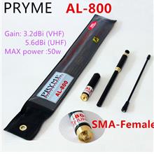 PRYME High Gain Dual Band Antenna AL-800 SMA-F BAOFENG TYT Kenwood