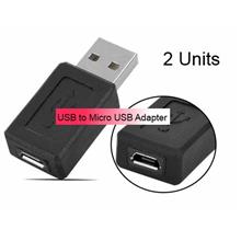 2 units of USB to Micro USB Adapter