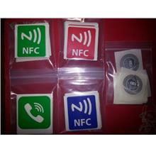 Set of 4 NFC Task Launcher Tag Stickers with 4 Labels