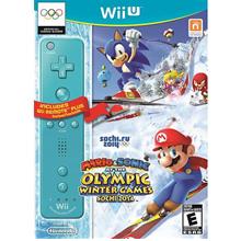 Wii U Mario &amp; Sonic Sochi 2014 Olympic Winter (with Remote Plus)
