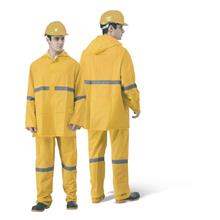 HEAVY DUTY VISIBILITY RAINSUIT WITH HIGH REFLECTIVE STRIP