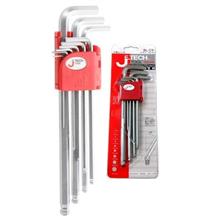 JETECH BL-C9 9 Pieces Ball Point Extra Long Hex Key Allen Key