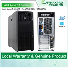 HP Z820 Workstation Intel Xeon E5-2650 x2 / 32GB RAM / 1TB HDD