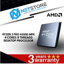 AMD RYZEN 3 PRO 4350G MPK 4 CORES 8 THREADS DESKTOP PROCESSOR