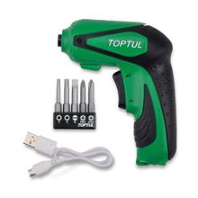 TOPTUL KPDB0803 1/4' HEX. 3.6V USB CORDLESS SCREWDRIVER