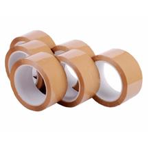 OPP TAPE 48mm (2 &rdquo;)x90Yards Brown Box Sealing Packing Tape 6 rolls