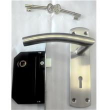 YALE L314SS Two Lever Satin Steel Mortise Lock