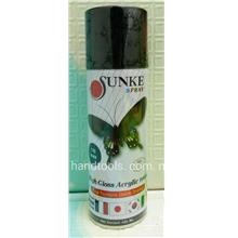 Sunke Aerosol Spray Paint-High Gloss Acrylic 100%-BLACK