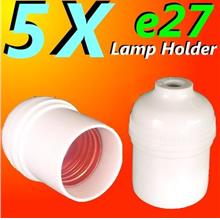 5x E27 Lamp Holder Edison Screw ES Bulb Light DECO LAMPU HIASAN