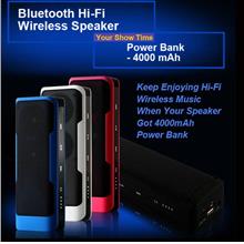 Bluetooth Hi-fi Speaker Power Bank 4000mAh