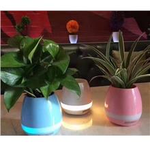 Intelligent Touch Music Plant Bluetooth Speaker LED Flowerpot