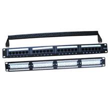 SIEMAX 24-Port Cat.6 Gigabit Patch Panel With Back Bar