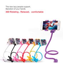 Universal Rotating Flexible Long Arm Cell Phone Clip Lazy holder mount