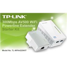 TP-Link 300Mbps AV500 WiFi Powerline Extender HomePlug TL-WPA4220KIT