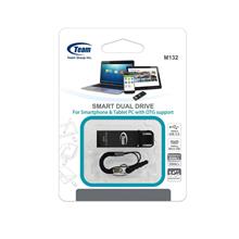 Team Elite USB OTG M132 32GB Blk USB3.0 &amp; Micro USB Smartphone Tablet