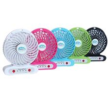 Top Quality Portable Fan 3 Adjustable Speed LED with USB Rechargeable