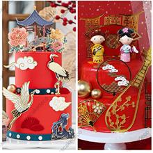 Arcrylic China Style Palace Booth Cake Topper