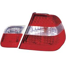 DEPO Bmw E46 98-04 4D 98-02 Tail Lamp Crystal LED Red/Clear [BM02-RL05