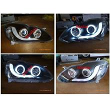 Toyota Altis '01-08 Projector Head Lamp CCFL Ring LED DRL R8