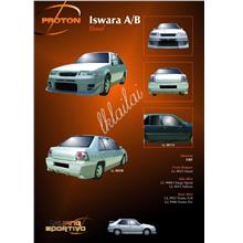 Proton Iswara Aeroback / Saloon Damd Style Full Set Body Kit