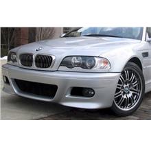 BMW E46 `98-04 M3 Style Front Bumper W/ Grille+Tow Hook Cover+FOG LAMP