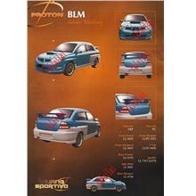 Proton Saga BLM PU/Fiber Body Kit Subaru Widebody Style [Bumper+Skirt+