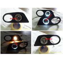 BMW E46 '98-04 M3 LED Ring Projector Fog Lamp Cover ABS